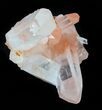 Tangerine Quartz Crystal Cluster - Madagascar #58845-2